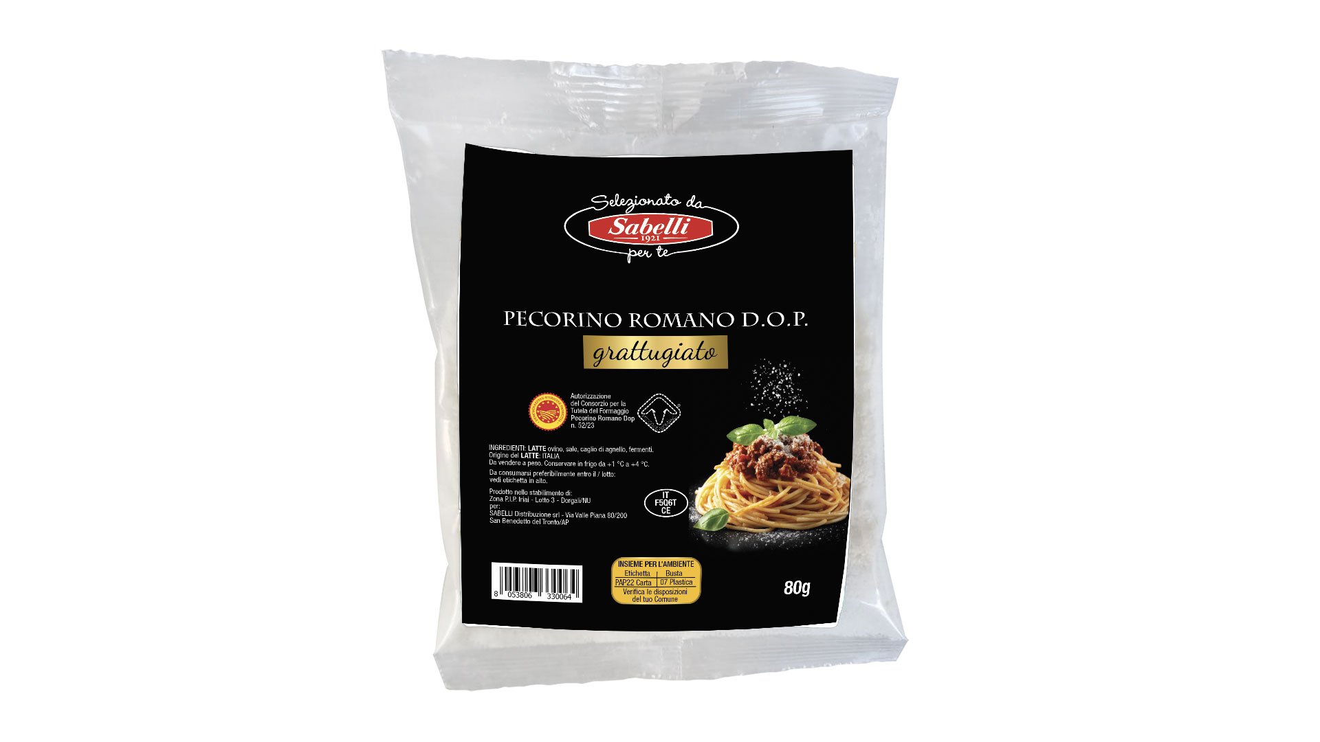 Sabelli distribuzione ricette amatriciana guanciale nazionale pecorino romano
